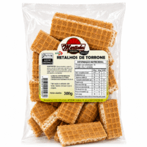 TORRONE COM WAFER RETALHOS 300G